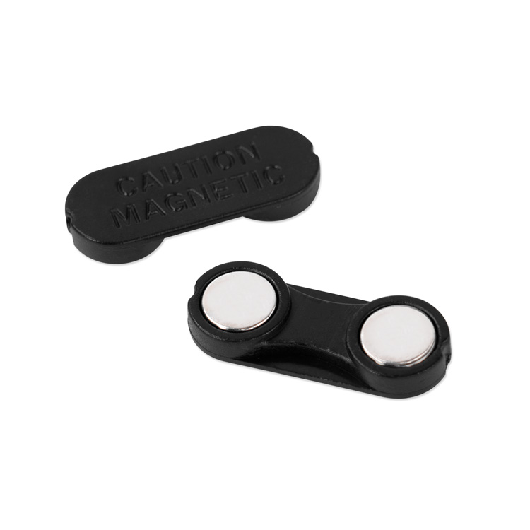 ダブル マグネットバッジ [33mm×13mm] ※プレート無し 10個入