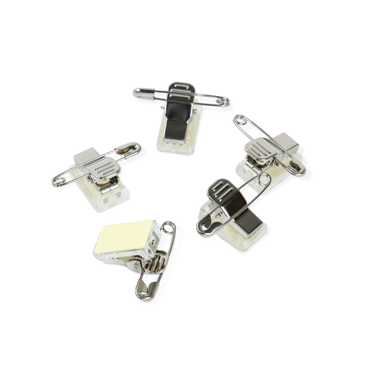 クリップ付きピン[レバー部金属タイプ:小] 10個入