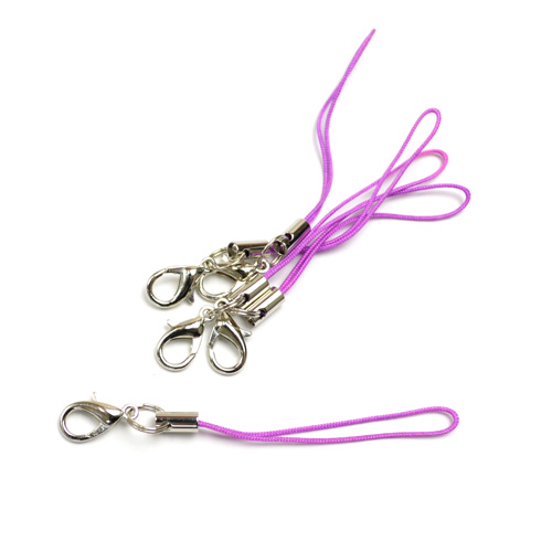 携帯ストラップ [パープル] 10個入