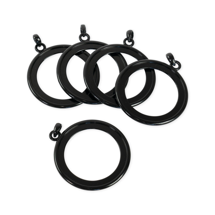 Double Side Pendant Backs for 47mm (Size 75) Cover Buttons - Black 5pc Double Side Pendant Backs for 47mm (Size 75) Cover Buttons - Black 5pc