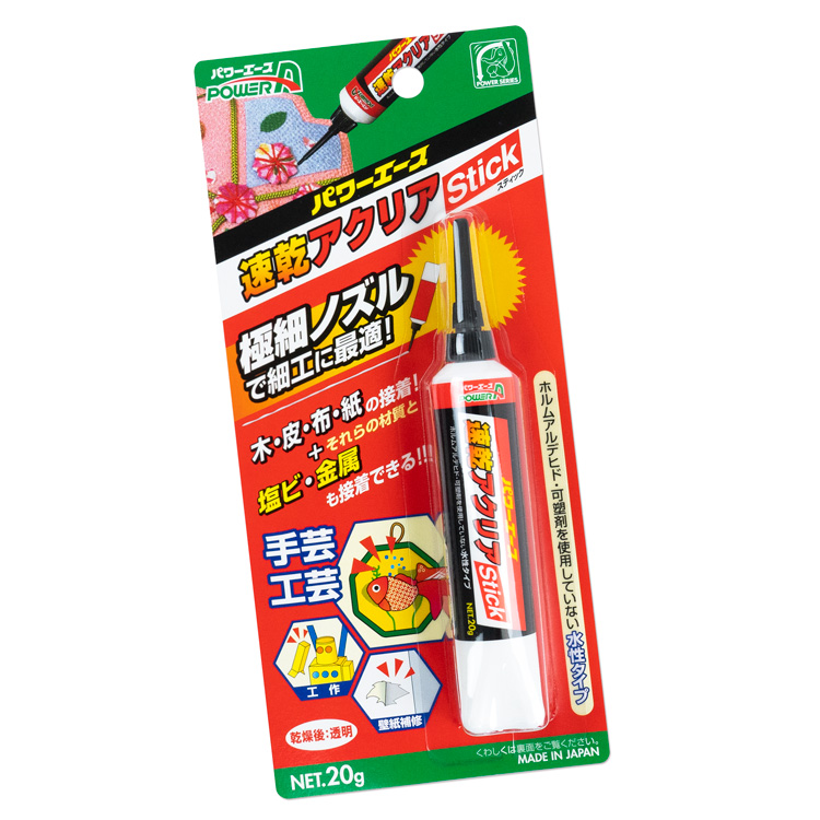 POWER A パワーエース 速乾アクリア Stick 20g POWER A パワーエース 速乾アクリア Stick 20g