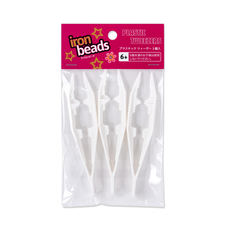 アイロンビーズ用 ツィーザー (ピンセット) 3本入
