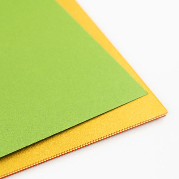 Paper Accent カードストック ペーパーパッド 約12.7×17.9cm [レインボー パールアソート] 24枚綴