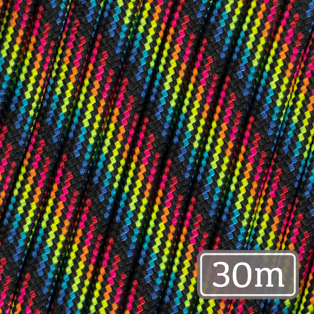 550 パラコード 4mm マルチカラー [B146] 30m