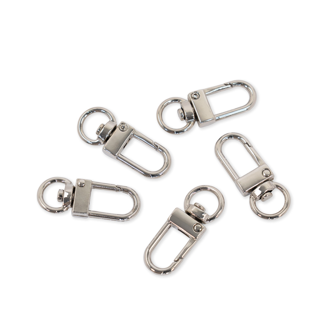 U字型ナスカン [シルバー] 直径約33mm 10個入