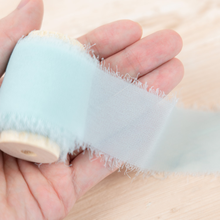 シフォンリボン 38mm [カプチーノ]