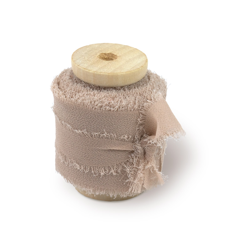 シフォンリボン 38mm [サンドストーン]