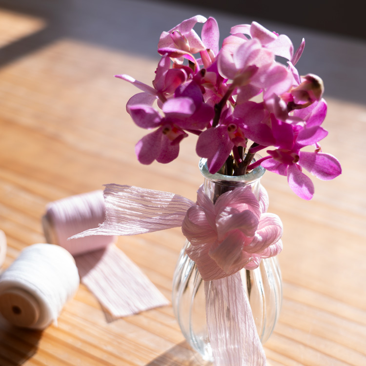 クリンクル シフォンリボン 38mm [チェリーブロッサム]