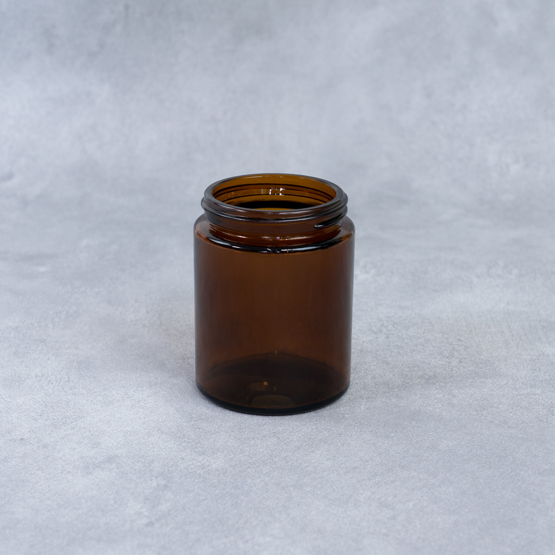 ガラス キャンドルジャー [アンバー] 150ml