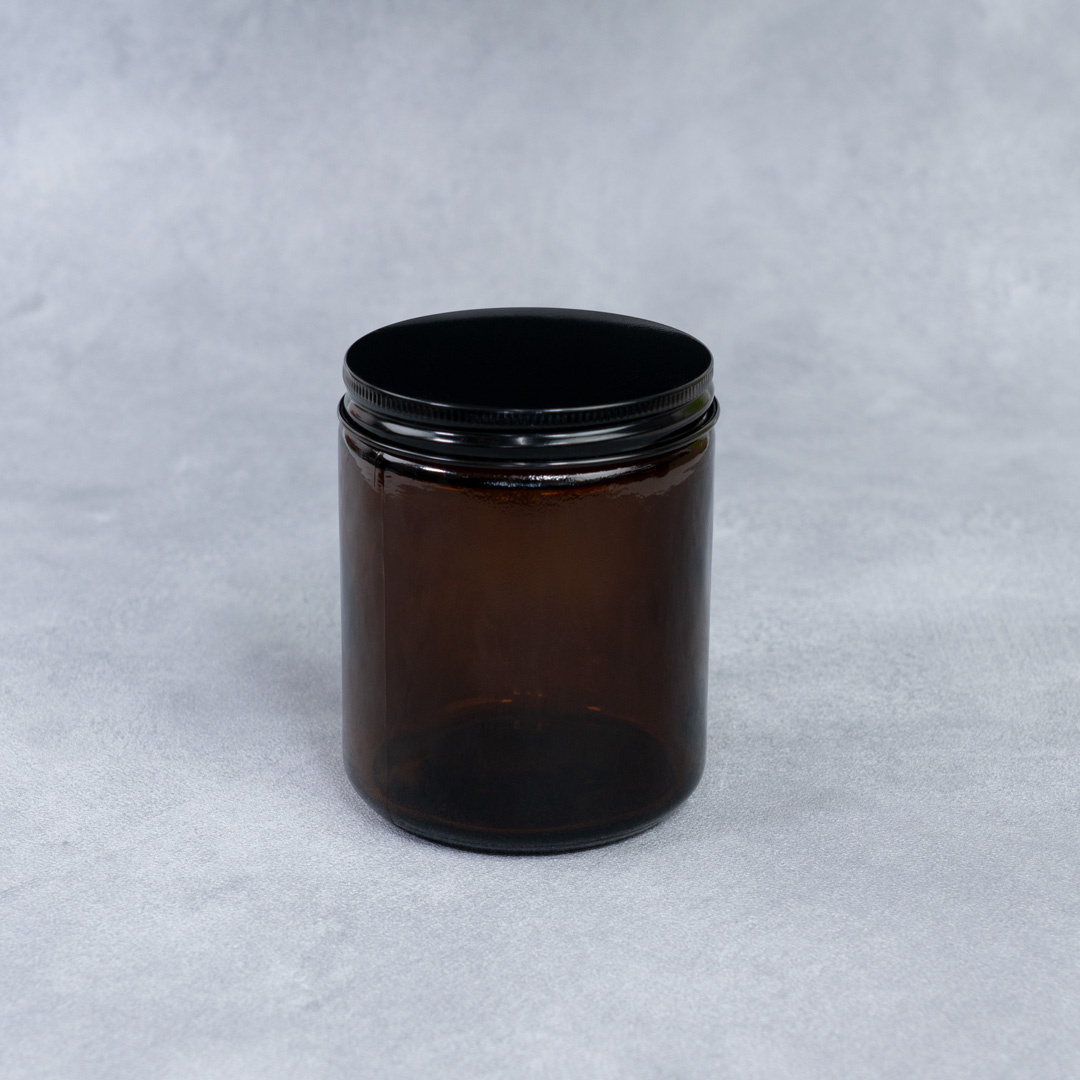 ガラス キャンドルジャー [アンバー] 250ml