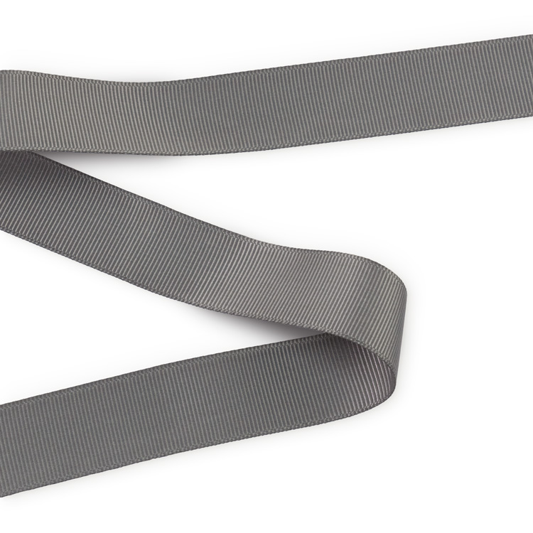 グログランリボン 22mm [チタニウム] 5m