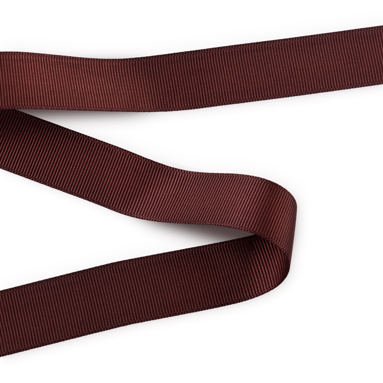 グログランリボン 22mm [マホガニー] 5m