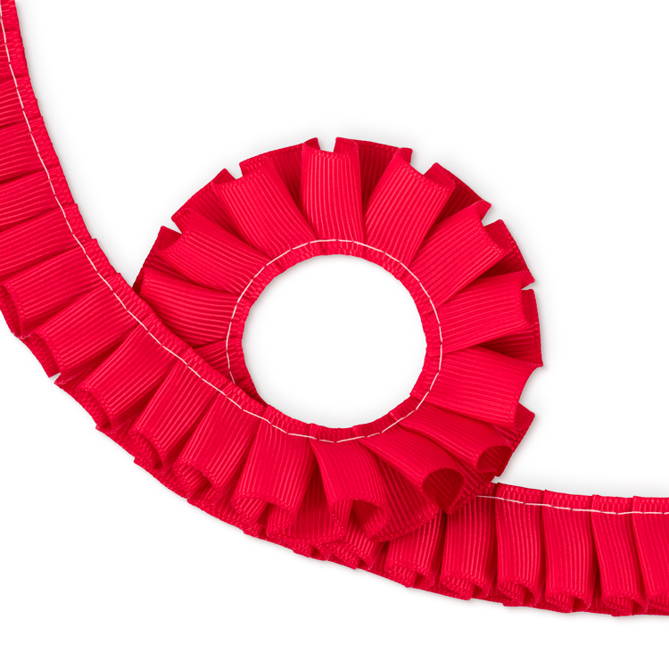 グログラン プリーツリボン 22mm [メールボックス] 1m