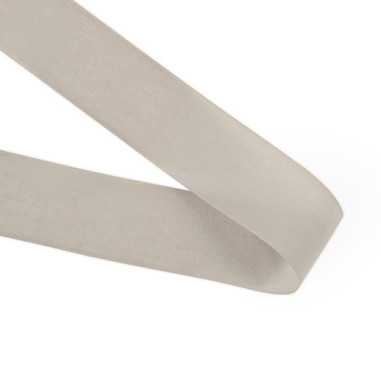 ジョーゼット リボン 24mm グレージュ 1m