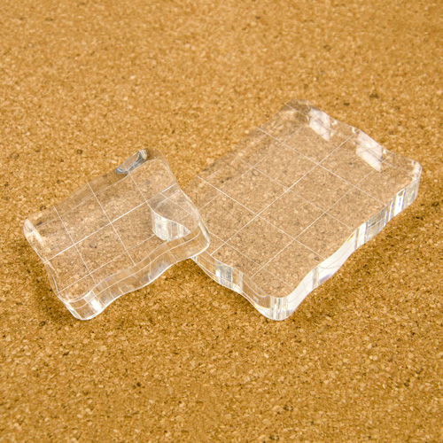 Inkadinkado スタンプ用 アクリルブロック [スモール&ミディアム]