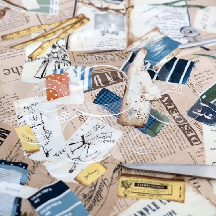 15mm用 くるみボタンアクリルテンプレート