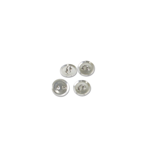 15mm くるみボタンバックパーツ(足付)のみ 10個入 15mm くるみボタンバックパーツ(足付)のみ 10個入
