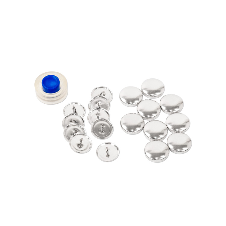 19mm くるみボタンキット(足付タイプ / 打ち具付き) 9組入