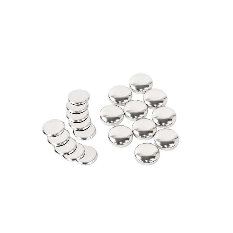 19mmくるみボタンパーツセット (足なしタイプ) 10組入