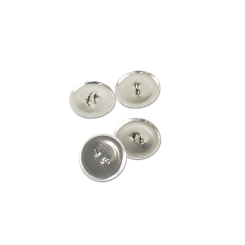 22mm くるみボタンバックパーツ(足付)のみ 50個入 22mm くるみボタンバックパーツ(足付)のみ 50個入