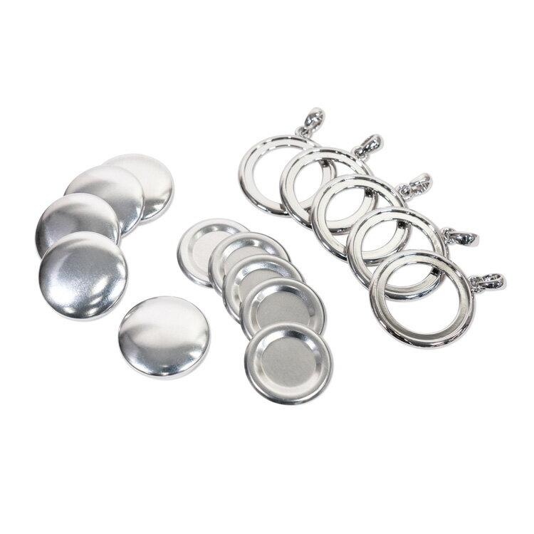 28mm (Size 45) Double Sided Pendant Parts Set - Silver Color 5 Sets 28mm (Size 45) Double Sided Pendant Parts Set - Silver Color 5 Sets
