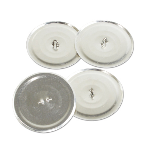 47mm くるみボタンバックパーツ(足付)のみ 10個入