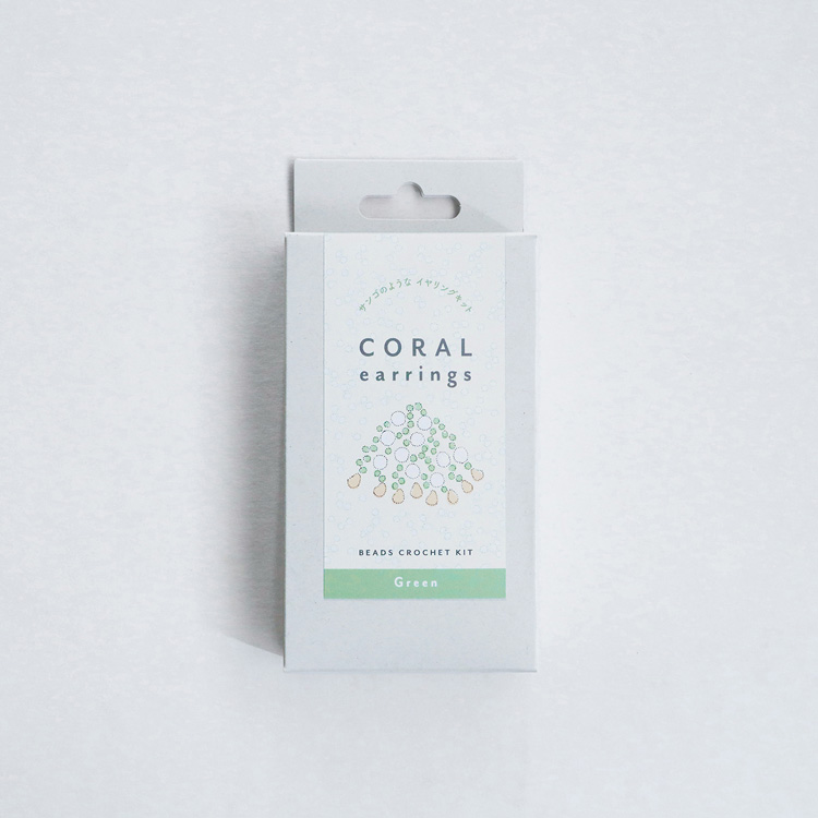 コーラルイヤリングキット [グリーン]
