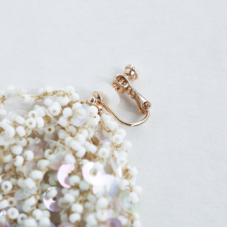 コーラルイヤリングキット [ホワイト]