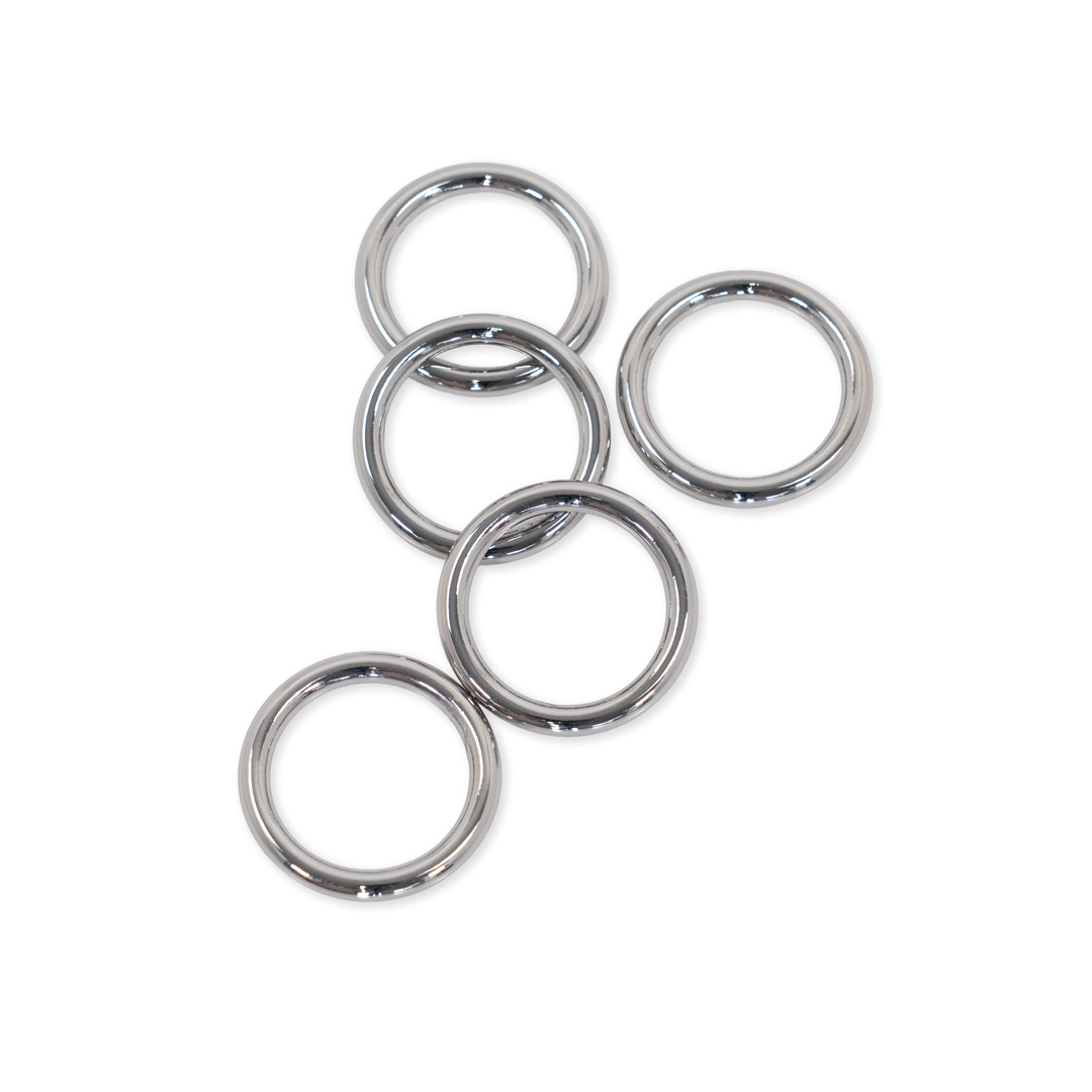 Oリング 継ぎ目なし [シルバー] 内径約19mm (線径約3mm) 10個入