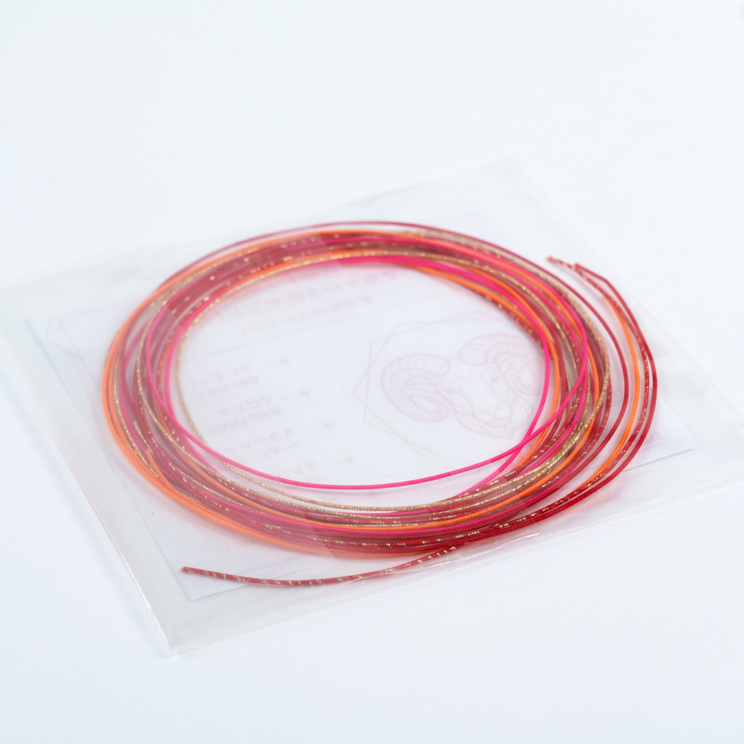 ShuCODE(趣コード) 黄道十二星座 テーマカラー 5色セット (各1m) [牡羊座]