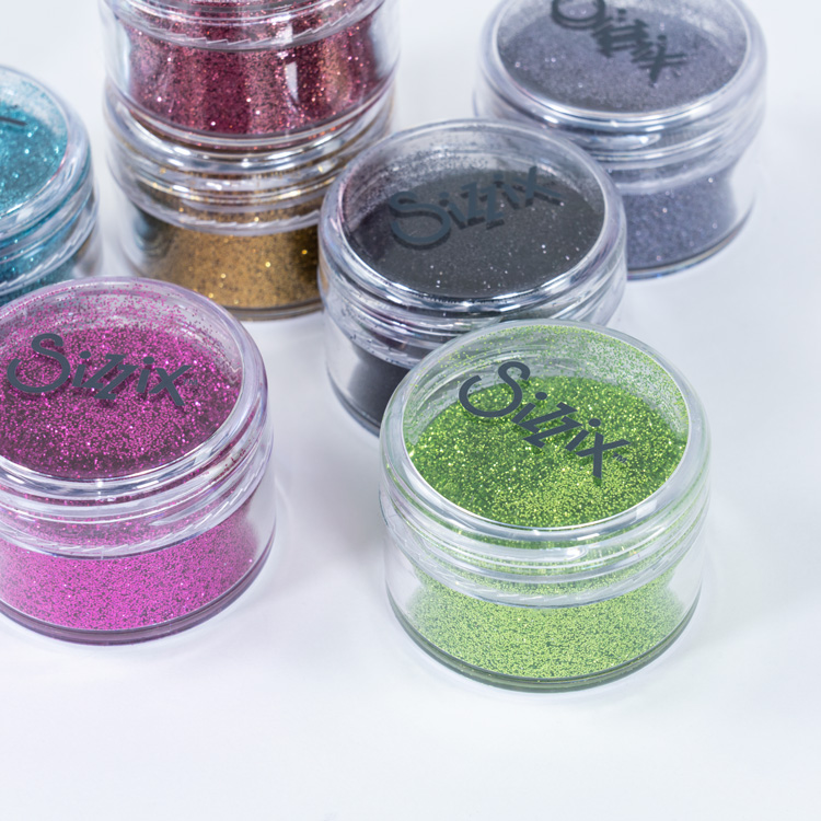 Sizzix Making Essential バイオデグレーダブル ファイングリッター [アールグレイ] 12g