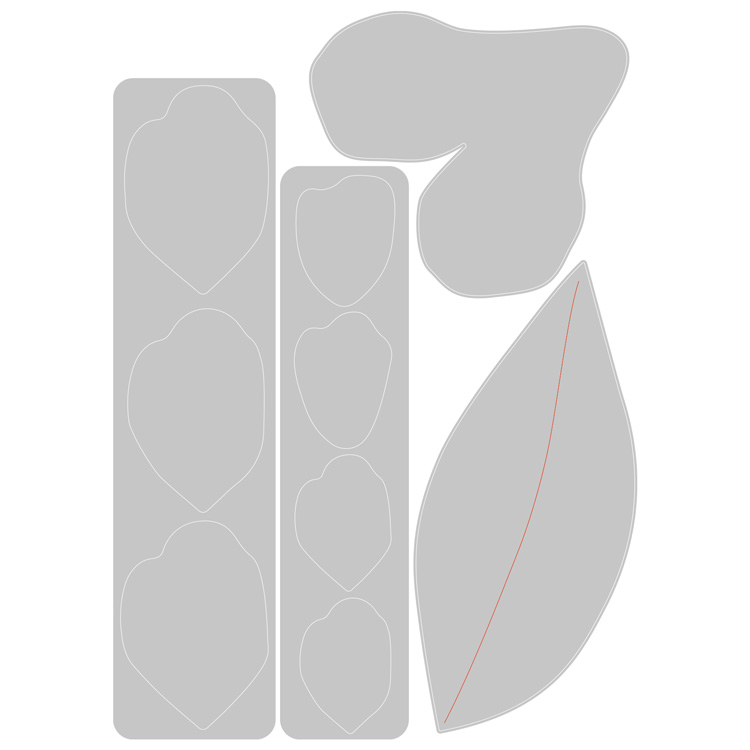 Sizzix シジックス シンリッツ ダイセット [ガーデニア] by Jennifer Ogborn