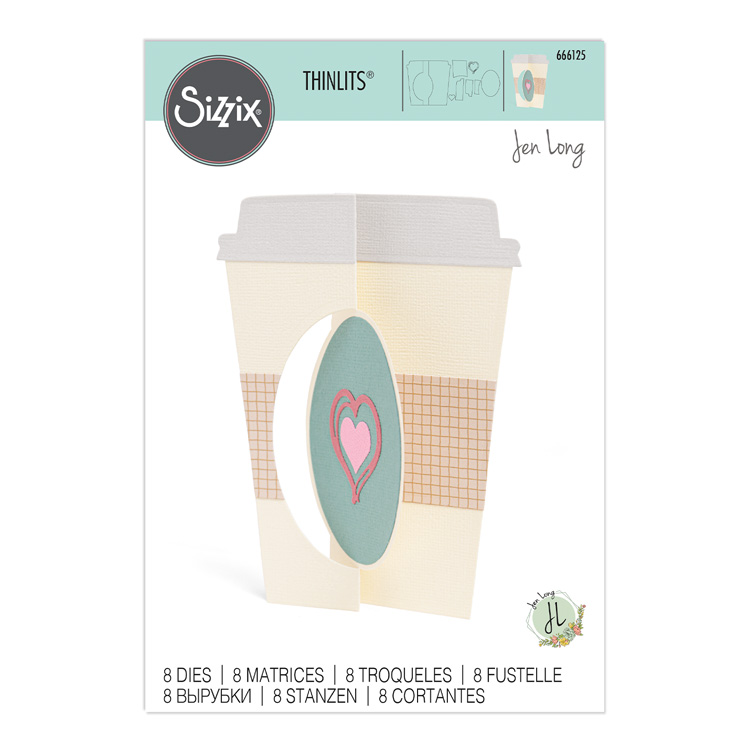 Sizzix シジックス シンリッツ ダイセット [カード カフェ] by Jen Long