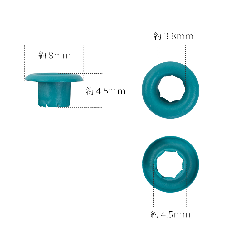 We R Memory Keepers アイレット( ハトメ ) スタンダードサイズ [パープル] ( Crop-A-Dile ホールパンチ＆アイレットセッター用 )