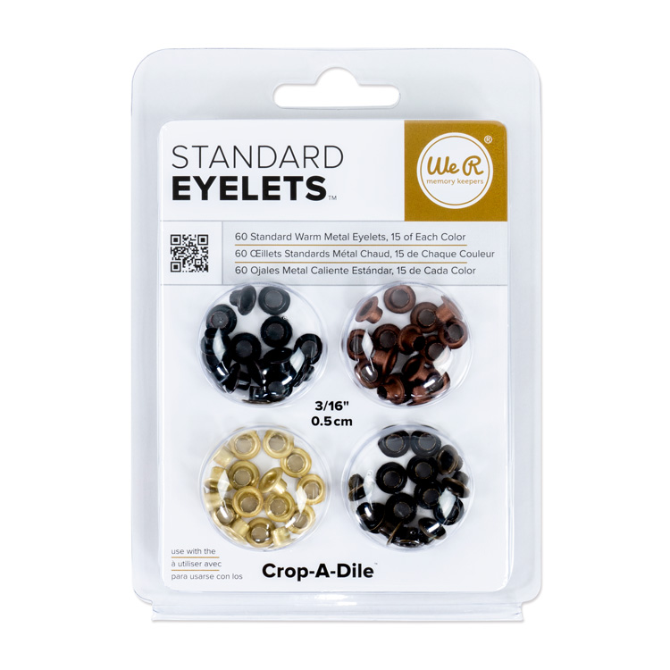 We R Memory Keepers アイレット( ハトメ ) スタンダードサイズ [コッパー] ( Crop-A-Dile ホールパンチ＆アイレットセッター用 )