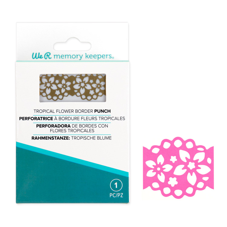 We R Memory Keepers ボーダーパンチ [トロピカルフラワー]