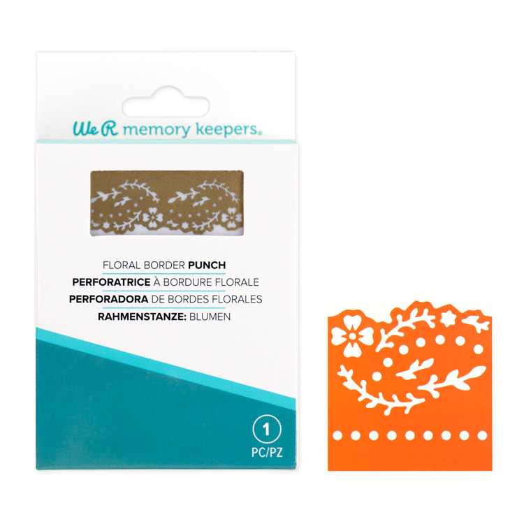 We R Memory Keepers ボーダーパンチ [フローラル]