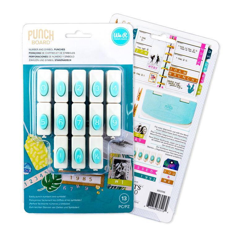 We R Memory Keepers ワードパンチボード専用 ナンバー&シンボル パンチセット We R Memory Keepers ワードパンチボード専用 ナンバー&シンボル パンチセット