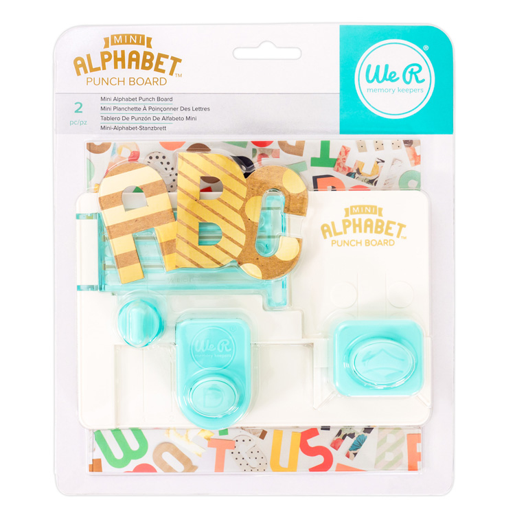We R Memory Keepers ミニアルファベット パンチボード