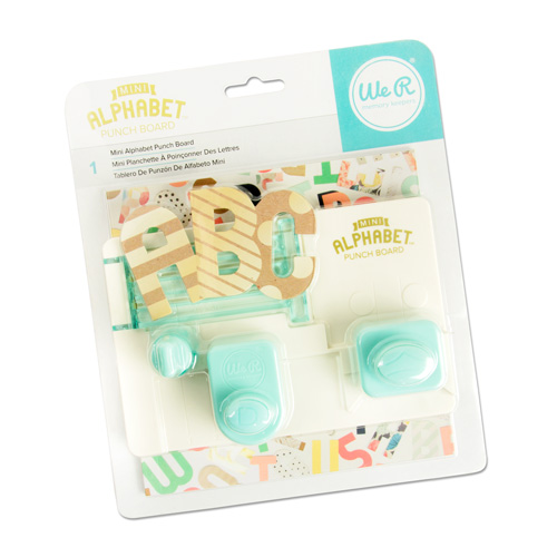 We R Memory Keepers ミニアルファベット パンチボード