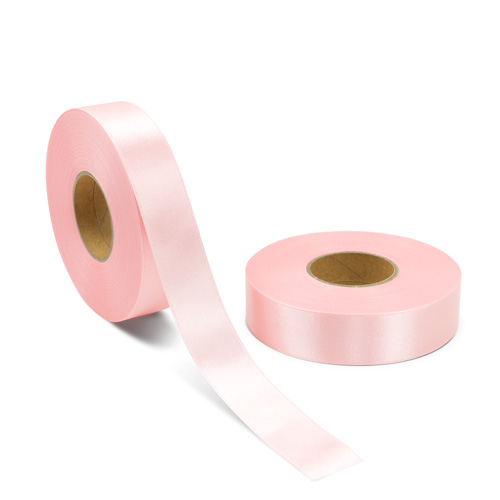 両面サテン ダブルサテン リボン 25mm ローズピンク 1ロール(約30m) 両面サテン ダブルサテン リボン 25mm ローズピンク 1ロール(約30m)