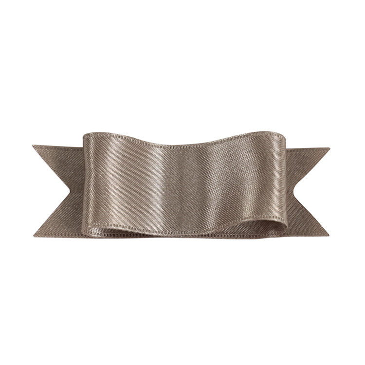 Satin Double Face 25mm Ribbon Sand Beige 1m Satin Double Face 25mm Ribbon Sand Beige 1m