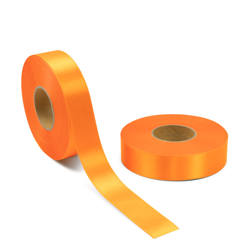 両面サテン ダブルサテン リボン 25mm シトラス 1ロール(約30m)