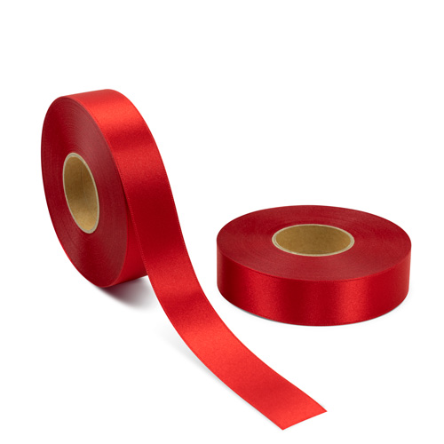 両面サテン ダブルサテン リボン 25mm メールボックス 1ロール(約30m)