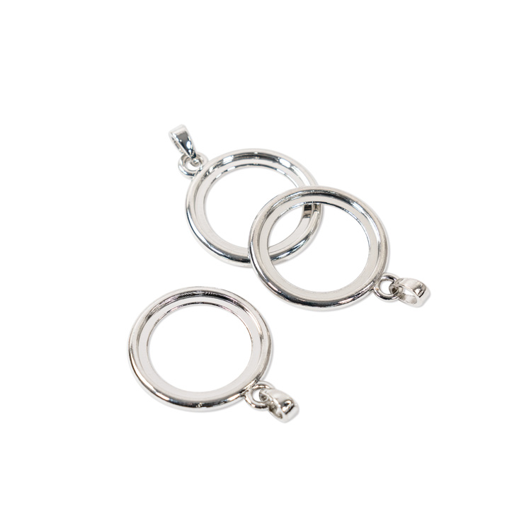 22mmくるみボタン用 ダブルサイドペンダントパーツ