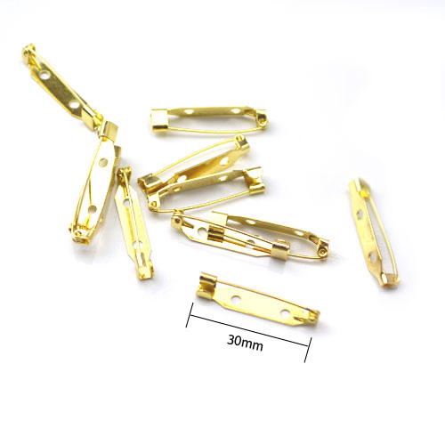 ブローチピン 30mm [ゴールド]