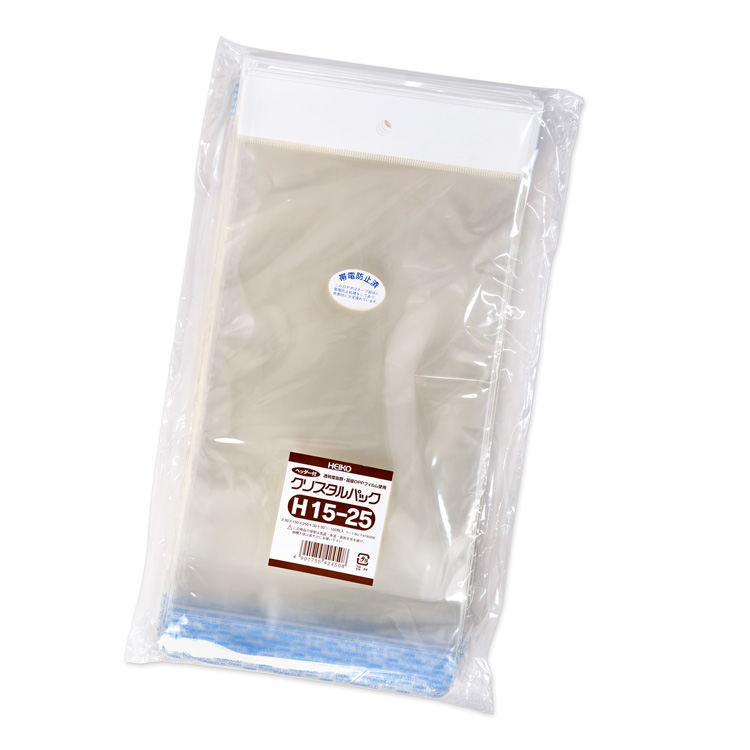 HEIKO OPP袋 H15-25 ヘッダー付 HEIKO OPP袋 H15-25 ヘッダー付